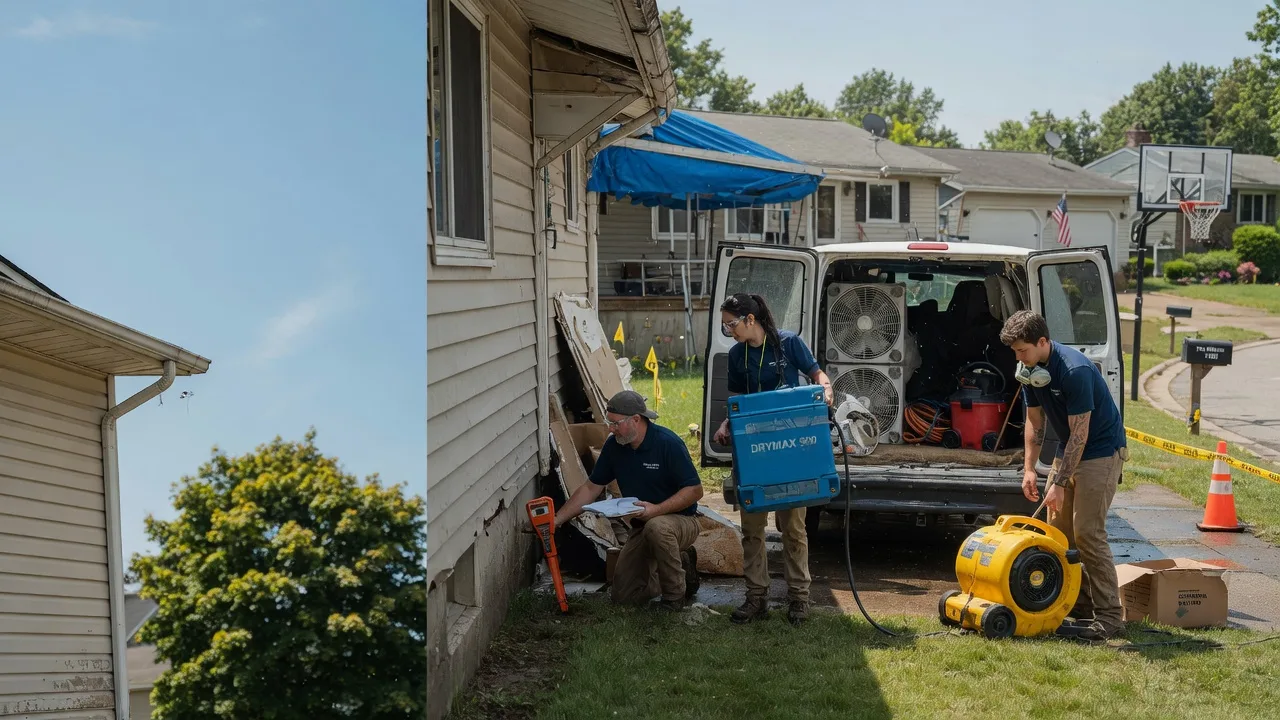 Ceiling Leak Cleanup in Mcfarland, WI near me