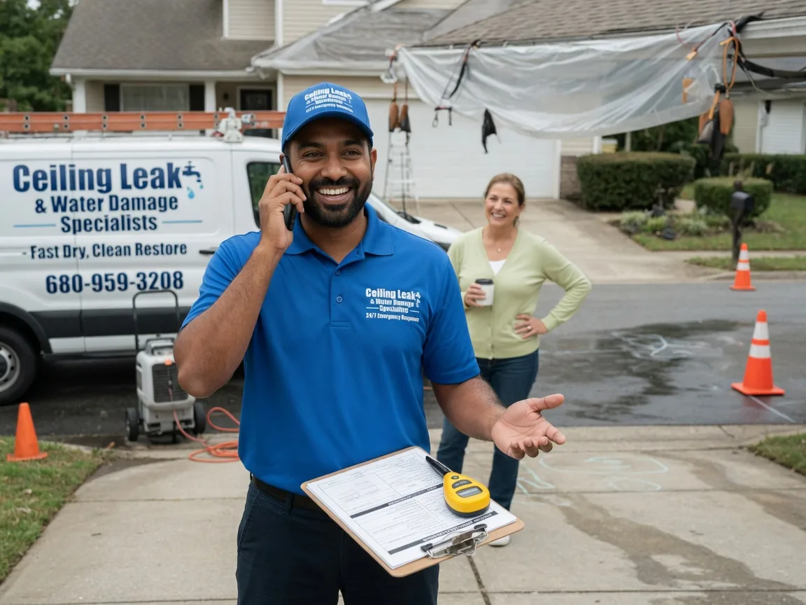 Ceiling Leak Cleanup Mcfarland, WI FAQs